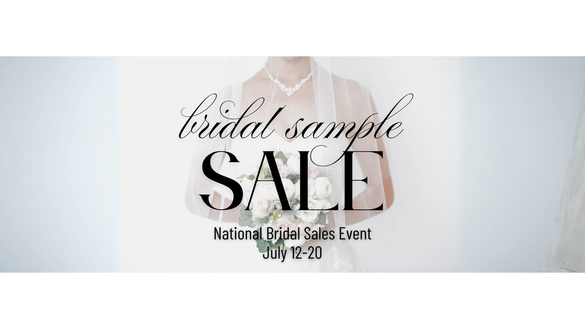 Advertisement for National Bridal Sales Event July 12-20